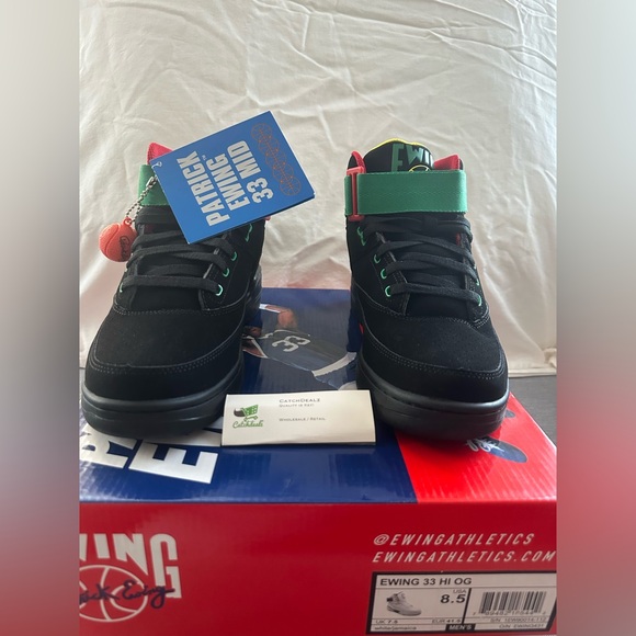 PATRICK EWING 33 HI Jamaica OG • Size 8.5 US 41.5 EU BRAND NEW Original Box - Picture 1 of 8